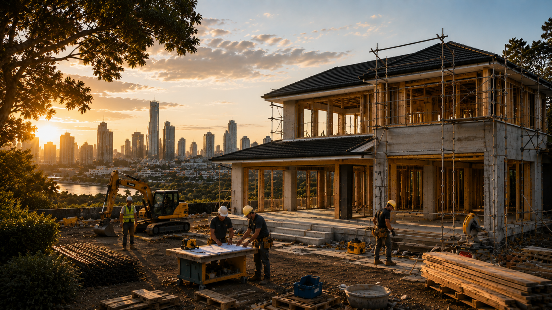 KODI Construction Group licensed construction project hero photography